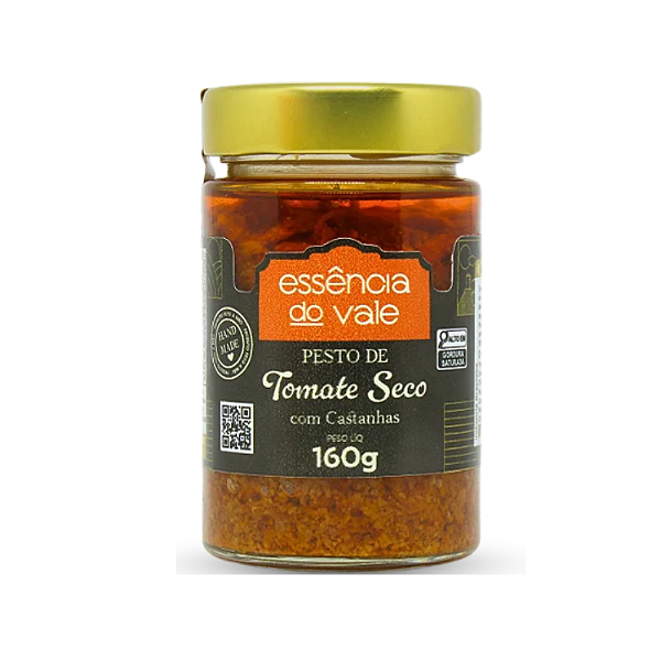 Pesto de Tomate Seco e Castanhas 160g