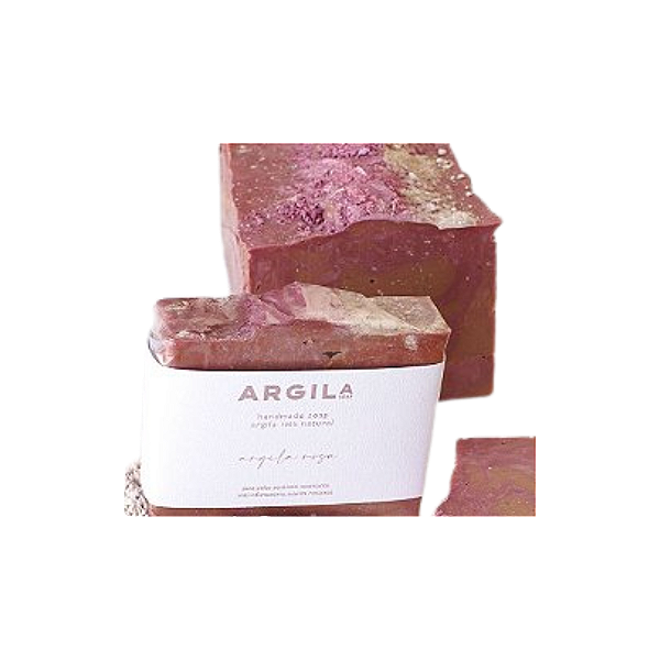 Sabonete de Argila Rosa Com Calêndula e Extratos vegetais