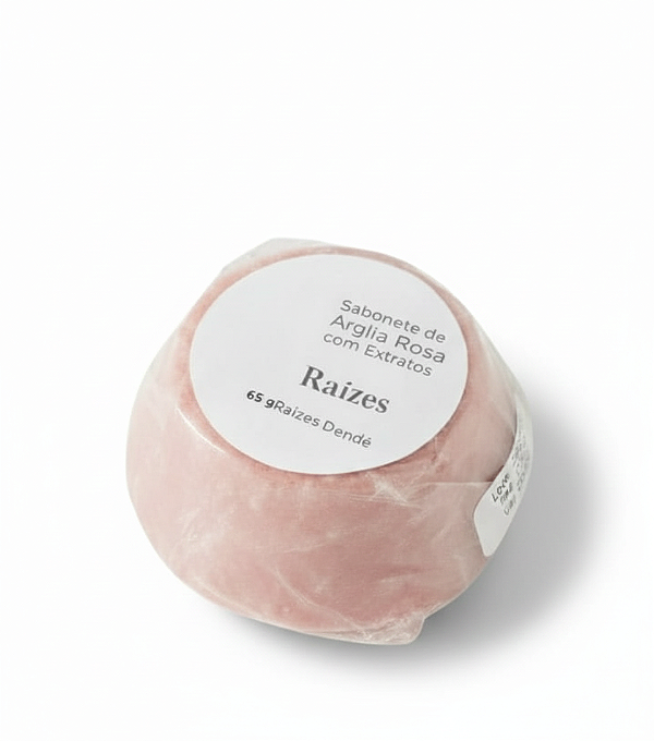 Sabonete de Argila Rosa Com Calêndula e Extratos vegetais