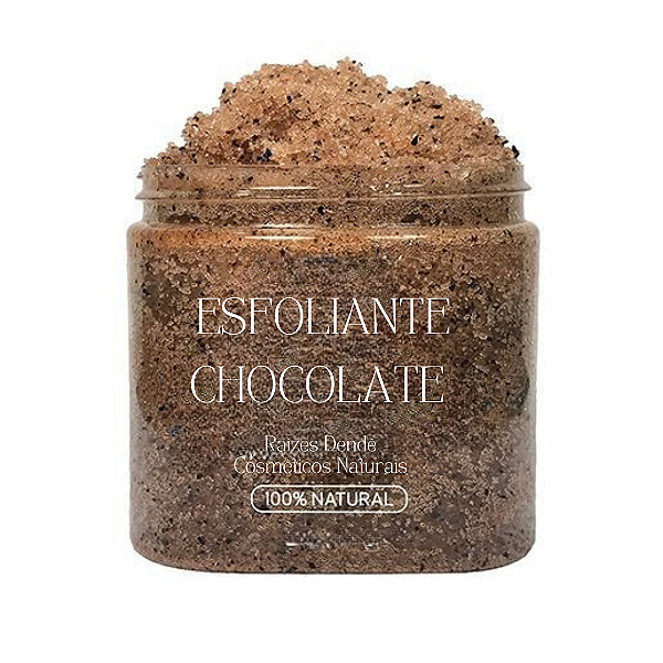 Esfoliante Corporal e Facial de Chocolate