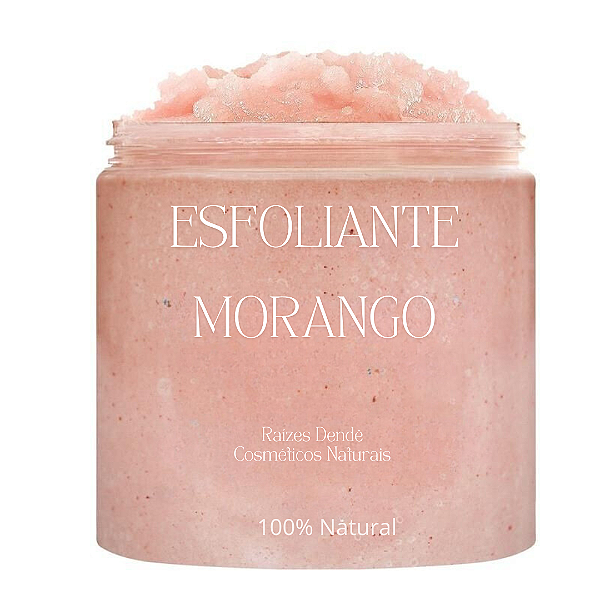 Esfoliante Corporal e Facial de Morango