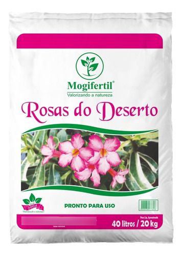 Substrato Rosa Do Deserto 20 Kg