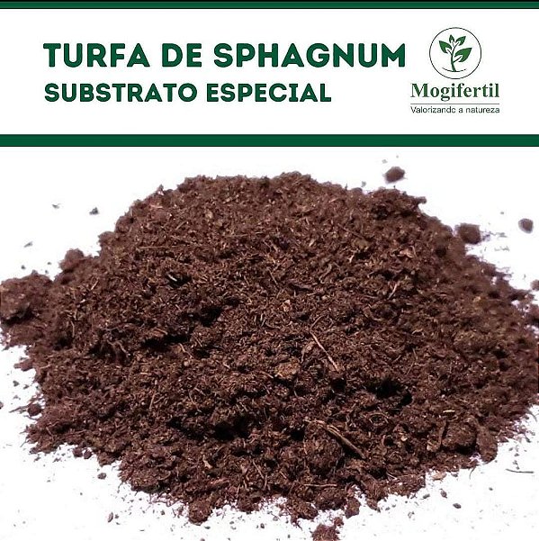 Substrato Turfa de Sphagnum 3 L
