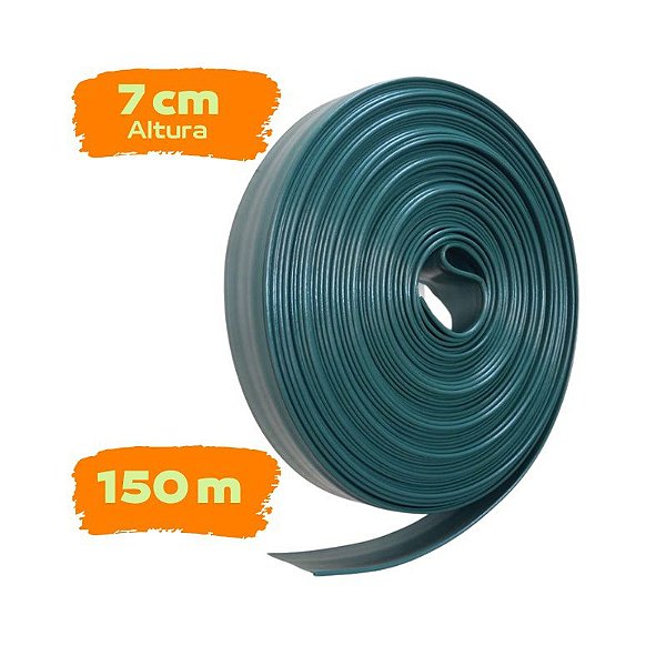 Limitador Separador Divisor De Grama Alt. 7cm - 50m Com Borda