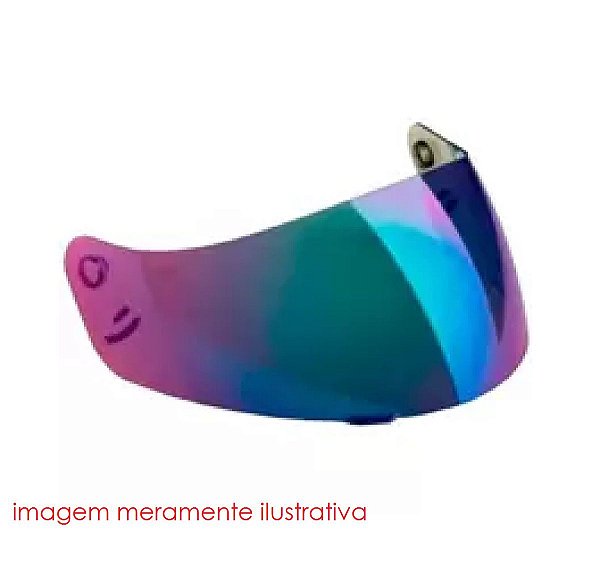 Viseira Capacete Pink Yohe  Helt Elite Helt Cobra