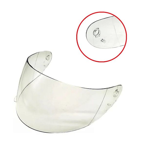 Viseira Agv K3 K4 Street 8 Cristal C/ Tratamento Anti Risco