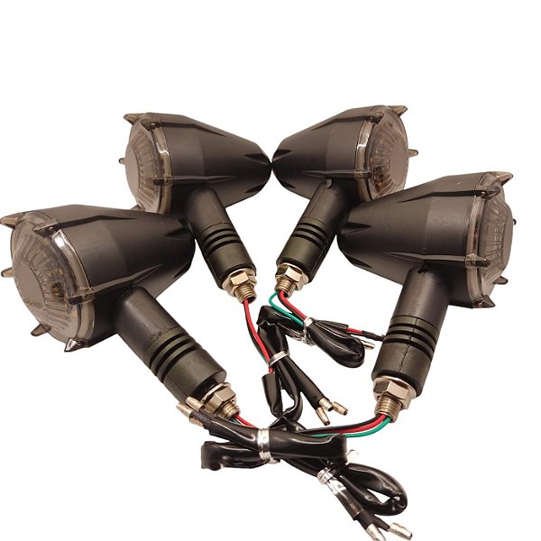 Pisca Seta Led Moto Bullet Choppers Bobber Custom Harley
