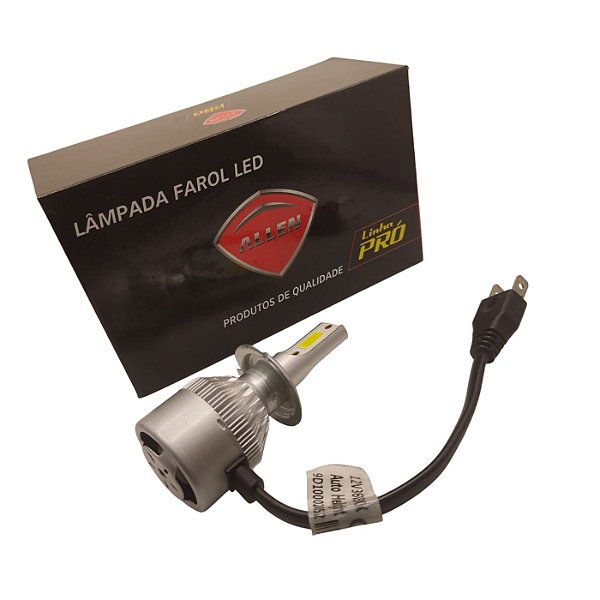 Lampada Led H7 Moto Hornet Cbr 600 1000 Ninja 250 6500k