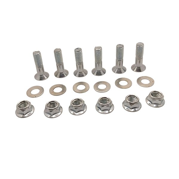 Kit 6 Parafuso Coroa C/porca Nxr Bros 150 Xr Tornado 250