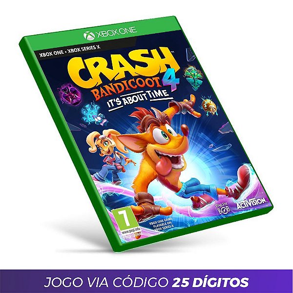 Crash Bandicoot 4: It's About Time está entre os jogos grátis de