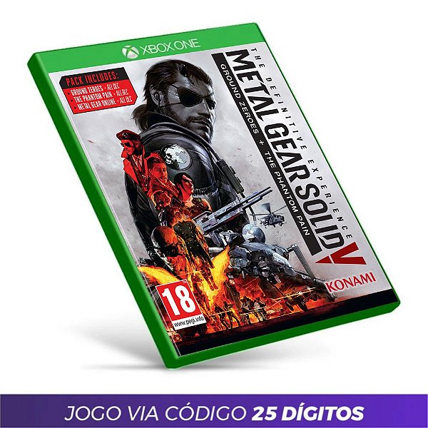 Metal Gear Solid V e mais jogos no Xbox Game Pass