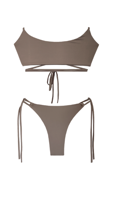 Top Catarina + calcinha de amarrar