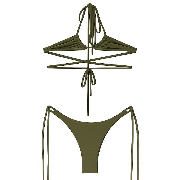 Top Clarisa + calcinha de amarrar