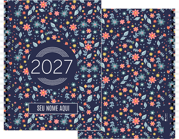AGENDA DIÁRIA CAPA PERSONALIZADA - Modelos 1 a 20 + 41, 42