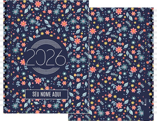 AGENDA DIÁRIA CAPA PERSONALIZADA - Modelos 1 a 20