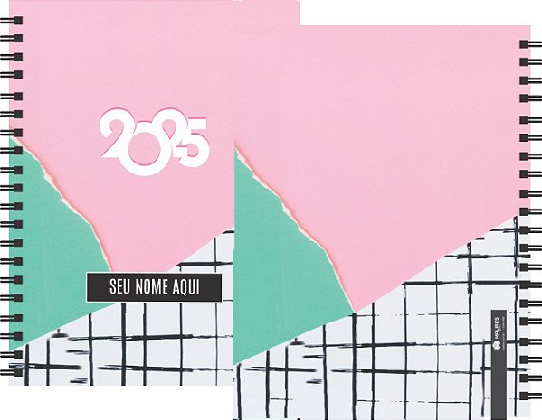 AGENDA DIÁRIA CAPA PERSONALIZADA - Modelos 21 a 40