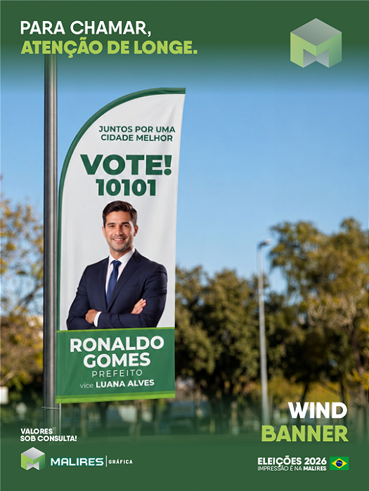 WIND BANNER - ELEIÇÕES 2026