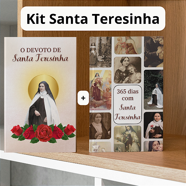 Kit Santa Teresinha - "365 dias com Santa Teresinha" + "O devoto de Santa Teresinha" / FRETE GRÁTIS