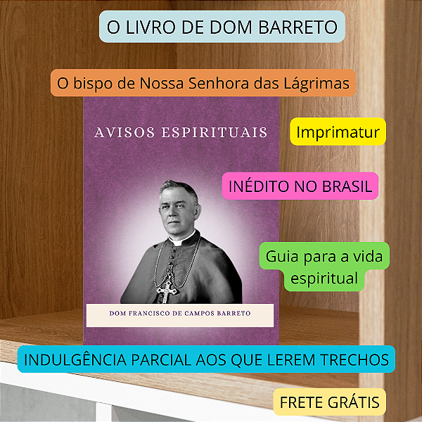 AVISOS ESPIRITUAIS DE DOM BARRETO - FRETE GRÁTIS