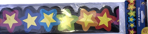 Borda decorativa - Rainbow of Star