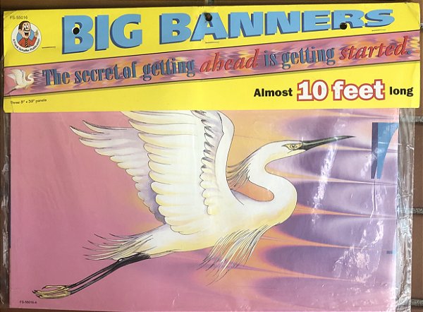 Big Banner - The secret of getting ahead is getting started.