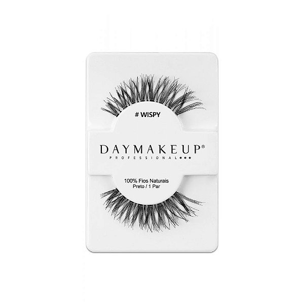 Cilios postiços Daymakeup #WISPY HUMAN HAIR 100% Fios Naturais