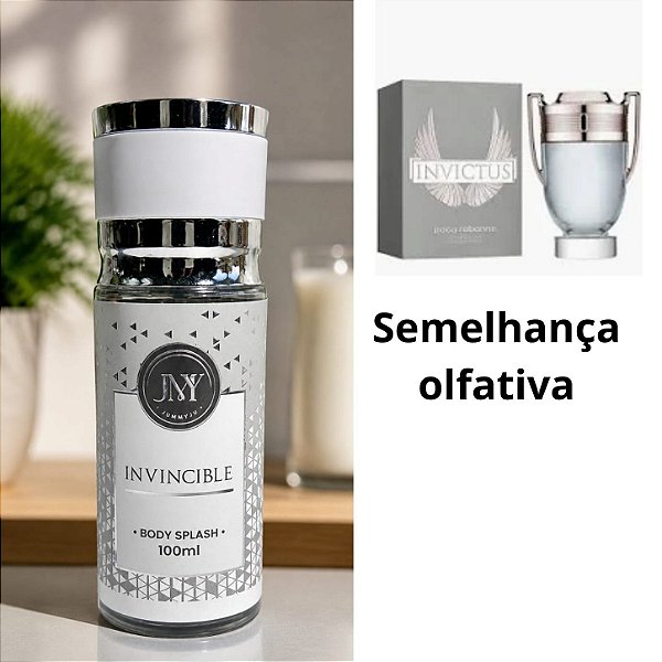 Body Splash Masculino Jummy Ju Invincible 100ml Inspirado no Invictus