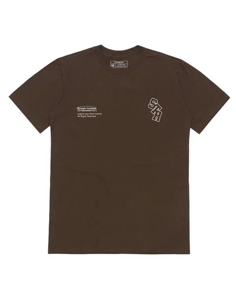 Camiseta Stranger Ghost Moviment (Marrom)