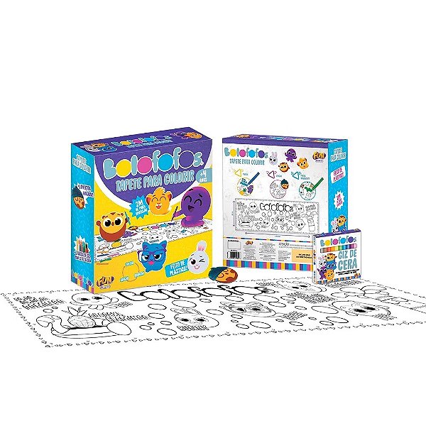 Tapete Para Colorir Bolofofos