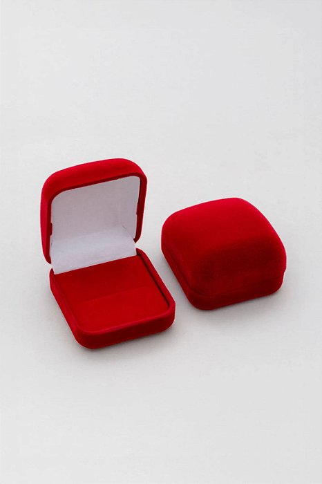 Caixinha de Veludo Vermelha