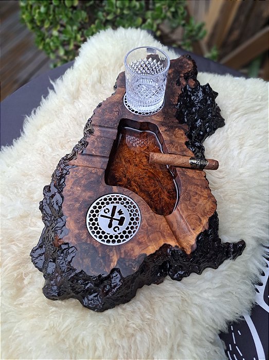 145 - Charuteiro Original Plus - BURL IMBUIA