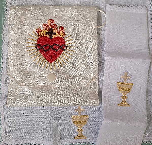 ESPECIAL JAQUELINE LOPES - KIT VIÁTICO SAGRADO CORAÇÃO