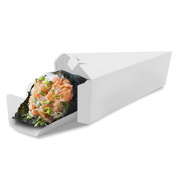 Embalagem Branca Temaki Delivery