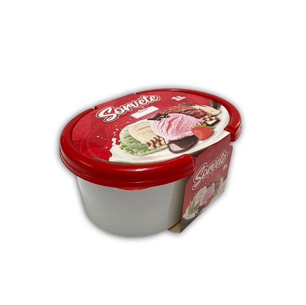 Cinta para Pote Sorvete Ilustração Padrão