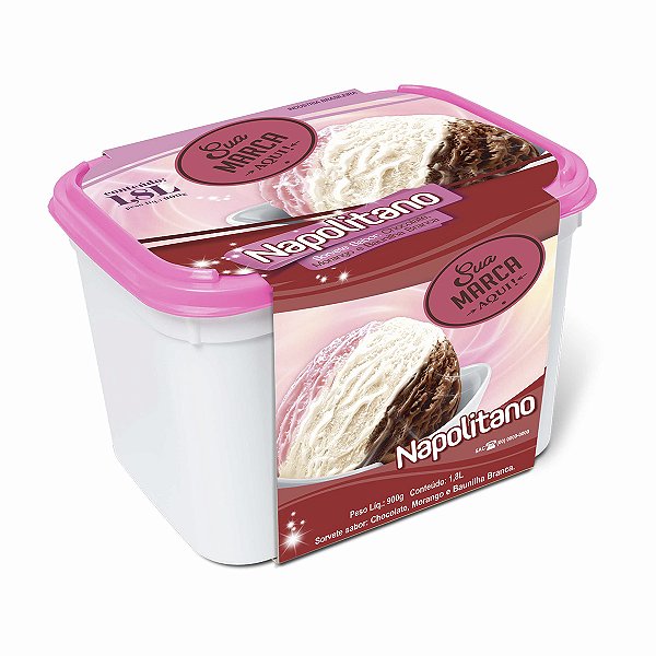 Rotulo Cinta Personalizado Sorvetes e Açaí