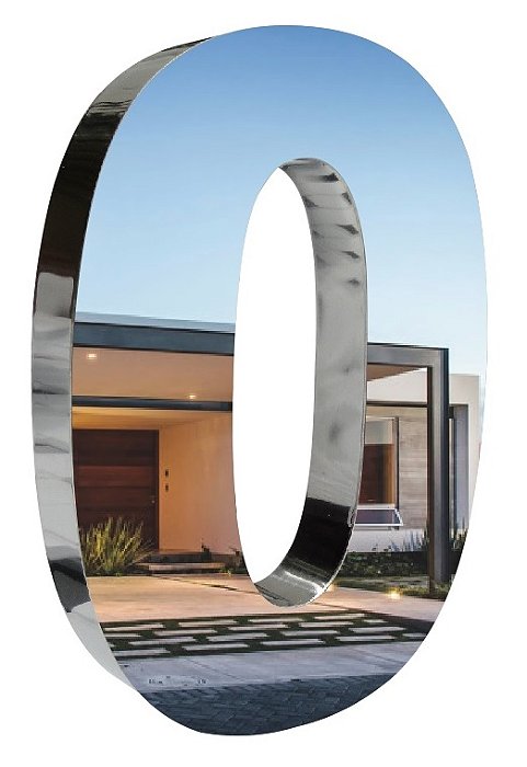 NUMERO LUXO Nº 0 20CM