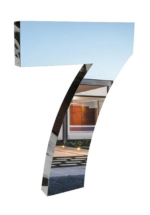 NUMERO LUXO Nº 7 20CM