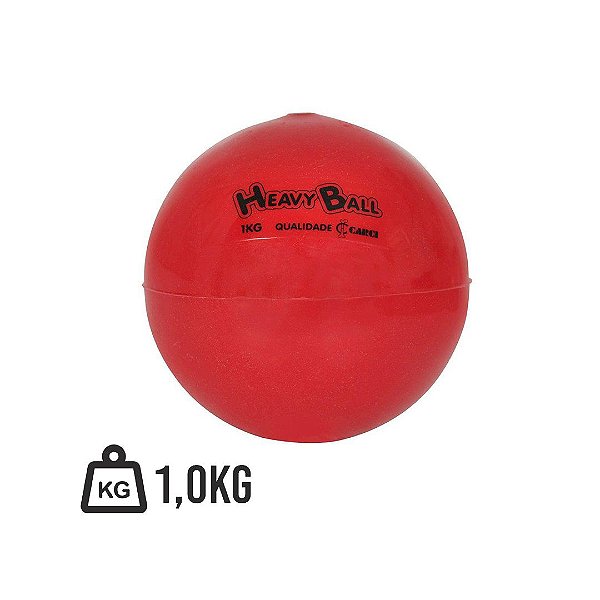 Heavy Ball 1Kg Vermelho Carci