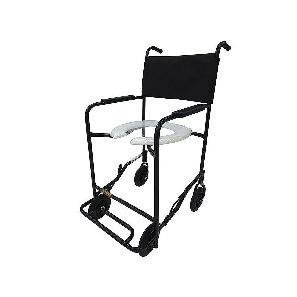 Cadeira de Rodas Higiênica para Banho Preto 201 Cds