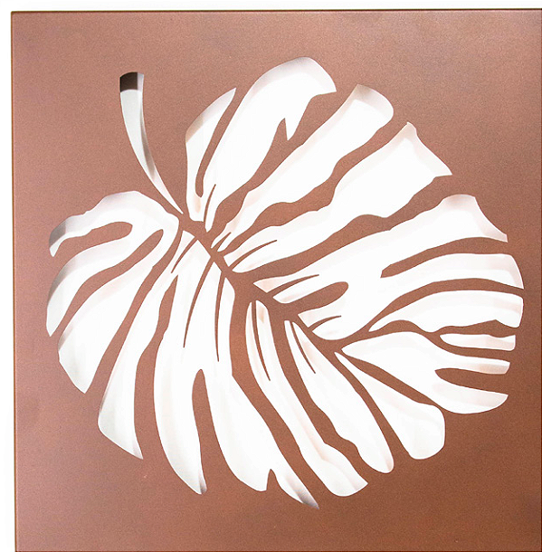 Quadro Folha Costela 0,53x0,53m