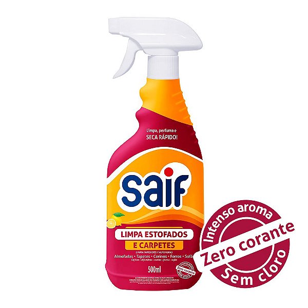 Limpa Estofados c/Gatilho - 500ml Saif