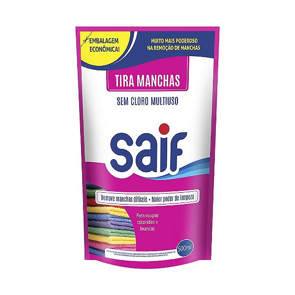 Tira Manchas Sem Cloro Sachê 500ml Saif