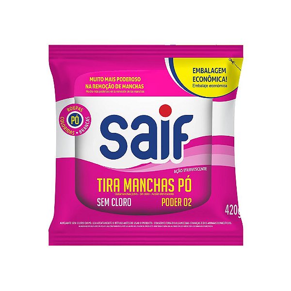 Tira Manchas Poder O2 Pó 420g Saif