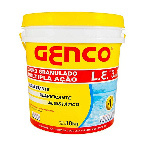 Cloro Granulado 10kg - Genco