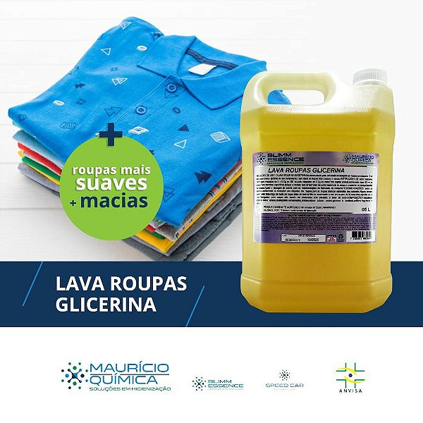 Lava Roupas de Glicerina - 5L Blimm Essence