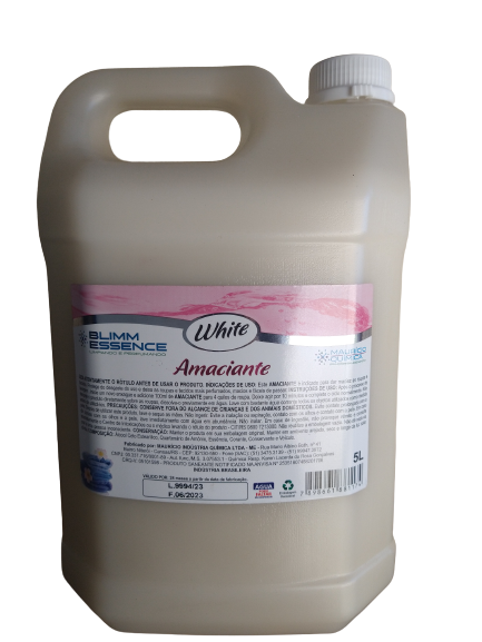Amaciante White - 5L Blimm Essence Maurício Química