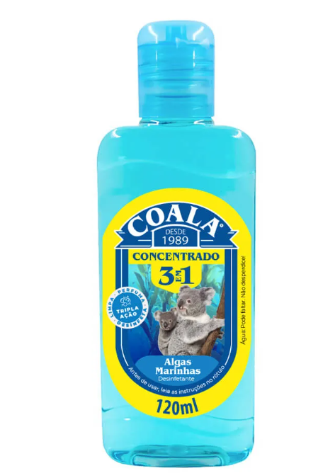 Limpador Perfumado Concentrado Algas Marinhas 120ml Coala