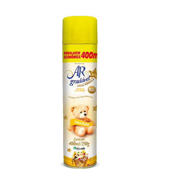 Bom Ar Agradável 400ml Talco Baby
