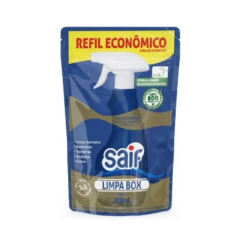 Limpa box Sachê 300ml Saif