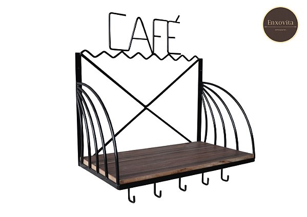 prateleira café cozinha